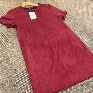 Suede dress